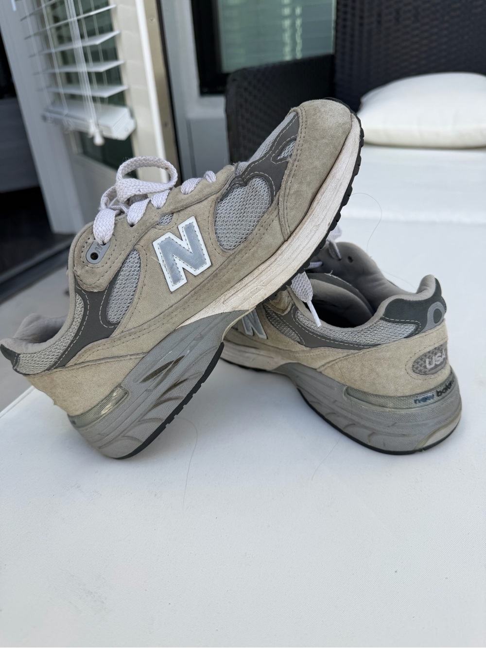 New Balance Made in USA Grey Sneakers